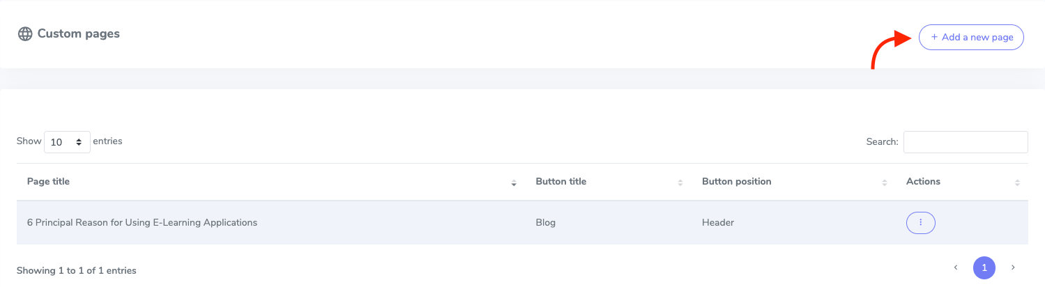 Academy Adding New Custom Page Academy Adding New Custom Page