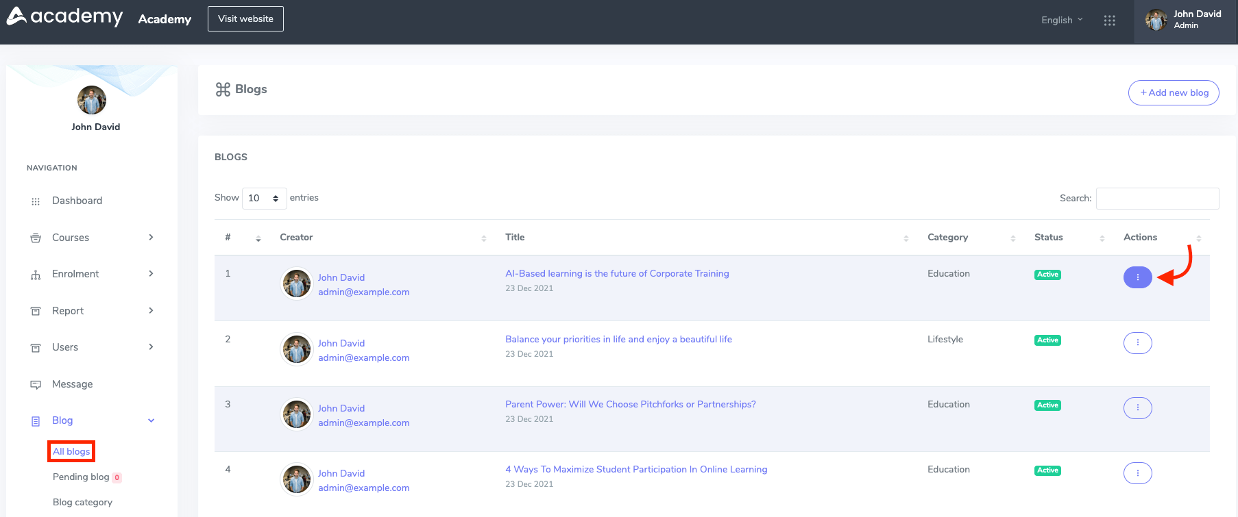 Academy Updating Blog 1 Academy Updating Blog 1