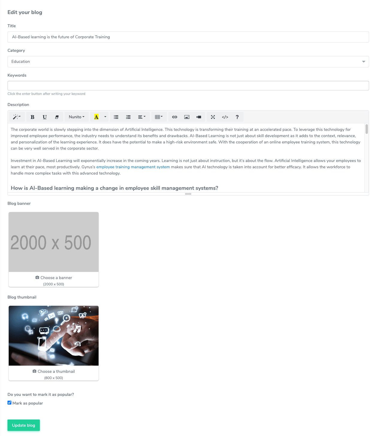 Academy Updating Blog 3 Academy Updating Blog 3