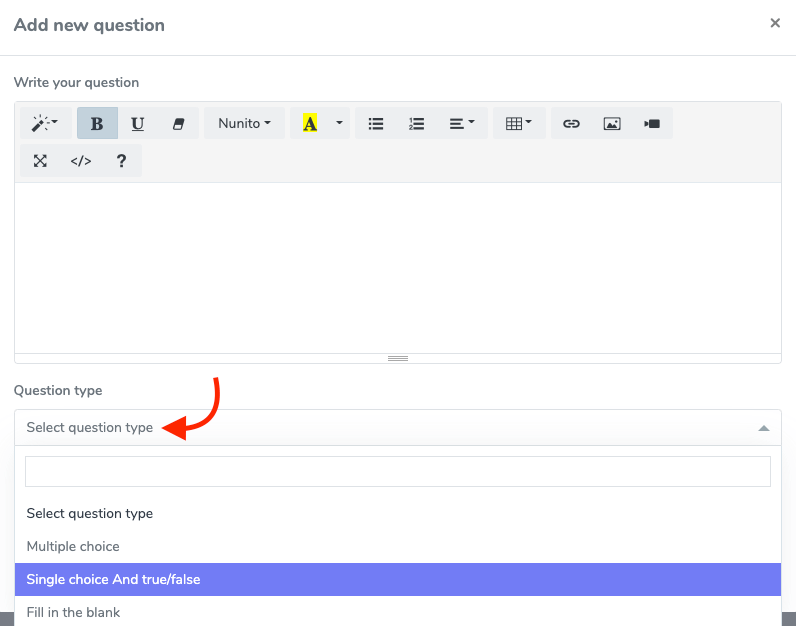 Academy Selecting Question Type 2 Academy Selecting Question Type 2