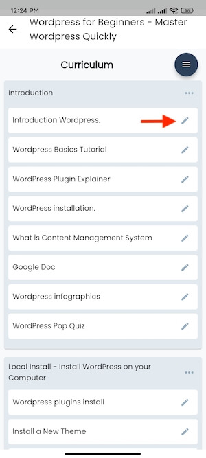 Editing Lesson Academy Instructors Mobile App Editing Lesson Academy Instructors Mobile App