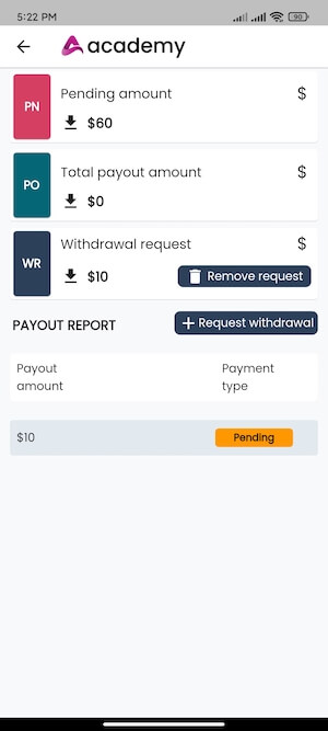 Withdrawal Academy Instructors Mobile App Withdrawal Academy Instructors Mobile App
