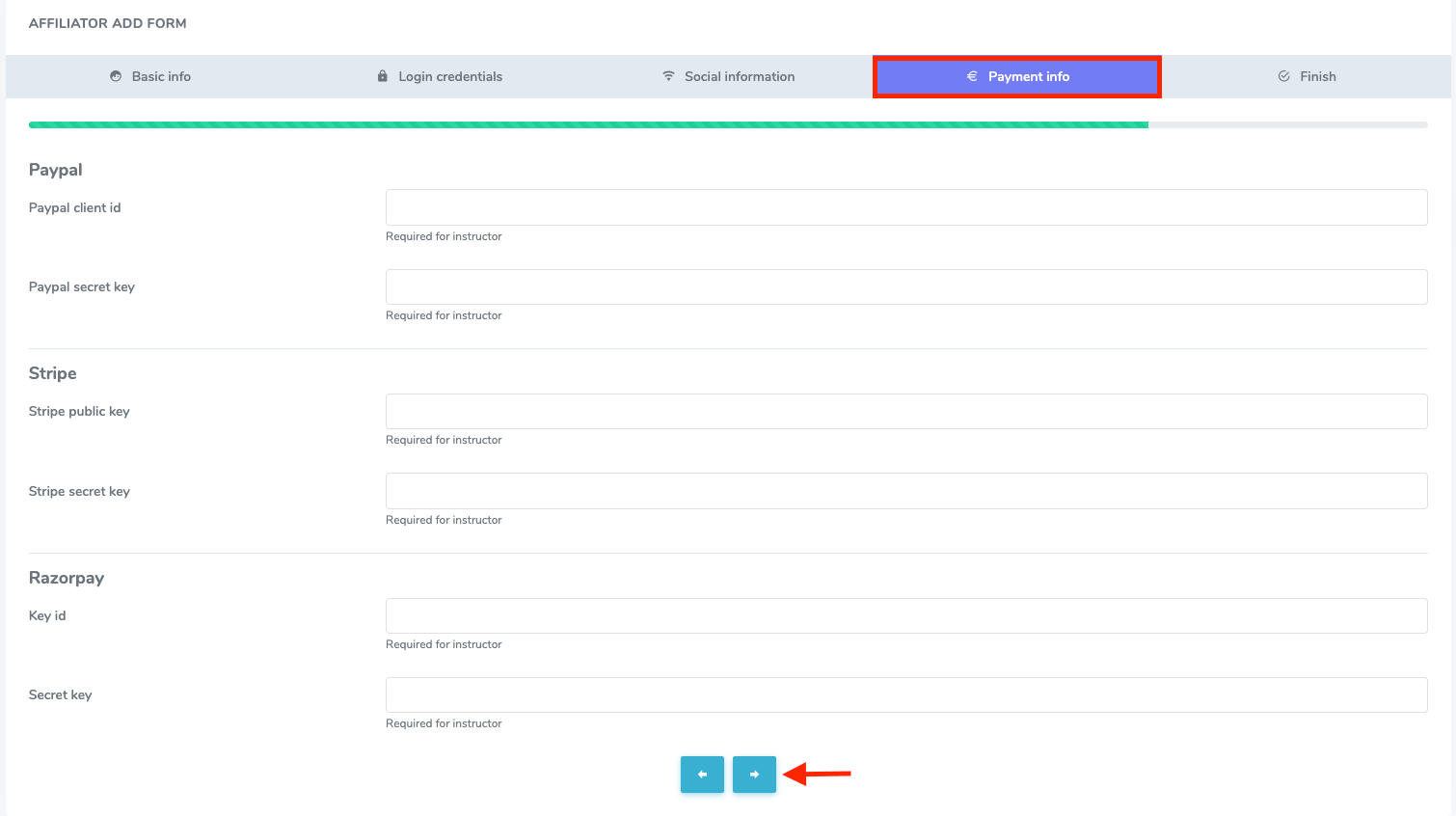 Academy Affiliate Payment Info Academy Affiliate Payment Info
