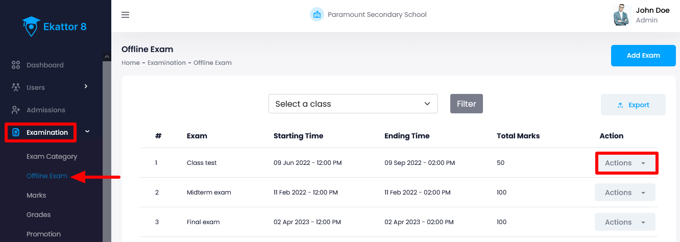 Ekattor 8 Managing Offline Exam Ekattor 8 Managing Offline Exam