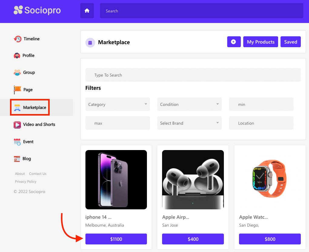 Sociopro Marketplace 51 Sociopro Marketplace 51