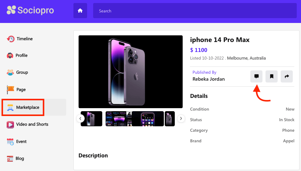 Sociopro Marketplace 52 Sociopro Marketplace 52