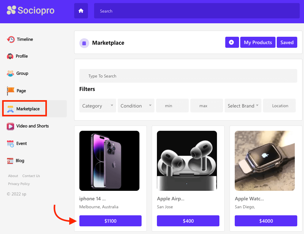 Sociopro Marketplace 53 Sociopro Marketplace 53